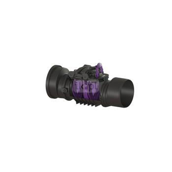 Zawór zwrotny StaufixControl DN 200 z dwoma klapami z tworzywa